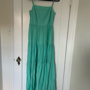 NICHOLAS Mint Green Tiered Maxi Dress